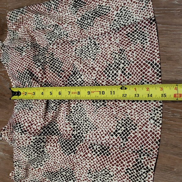 (14) Silhouette Solutions Tankini Top Reptile Print Sparkle Metallic Swimwear - Picture 5 of 7